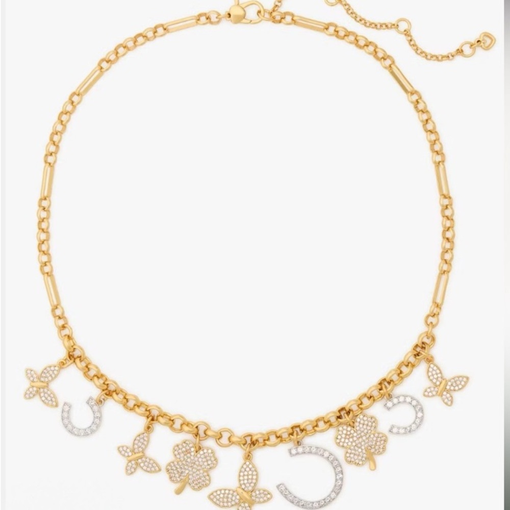 Kate spade lucky charm statement necklace (65)
